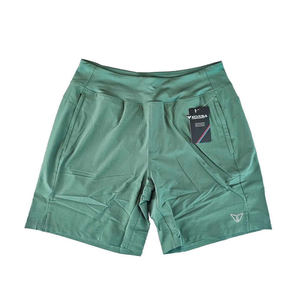 KORSA Women's Cruise 7" Shorts Medium Walking Activewear Green NWT